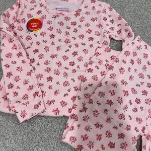 Magnetic Me Pink Floral Toddler Pajama Set